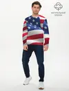 Мужской лонгслив базовый / USA (P007_P004ooo1781769, P004ooo1781769)