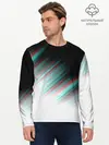 Мужской лонгслив базовый / GLITCH STRIPES (P007_P004ooo1785325, P004ooo1785325)