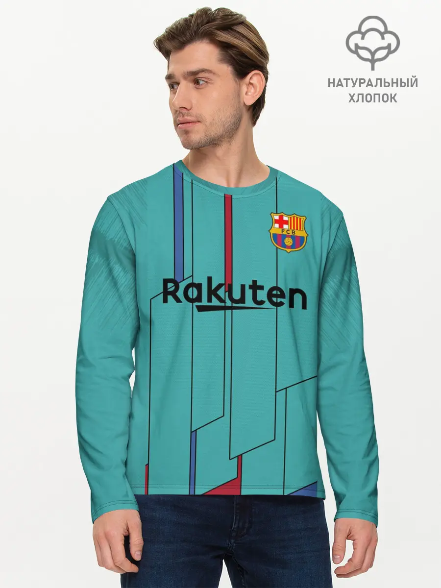 Мужской лонгслив базовый / Messi away 19-20 (P007_P004ooo1784931, P004ooo1784931)