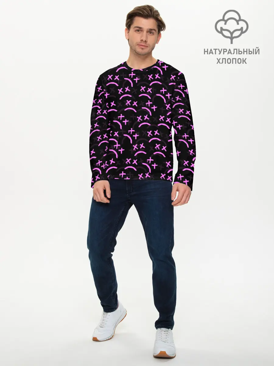 Мужской лонгслив базовый / LIL PEEP (P007_P004ooo1785101, P004ooo1785101)