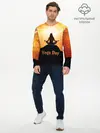 Мужской лонгслив базовый / International Yoga Day (P007_P004ooo1786999, P004ooo1786999)