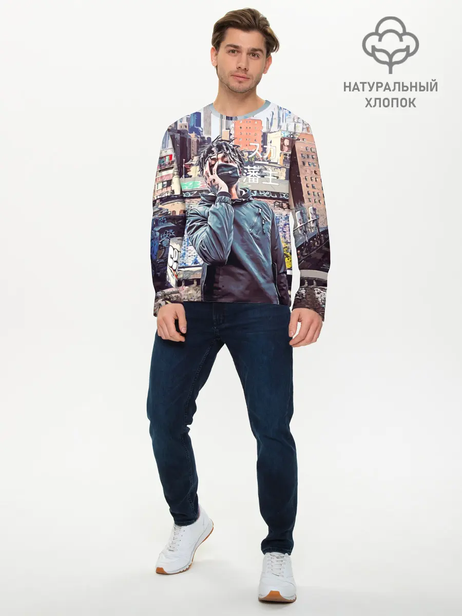 Мужской лонгслив базовый / SCARLXRD (P007_P004ooo1788373, P004ooo1788373)