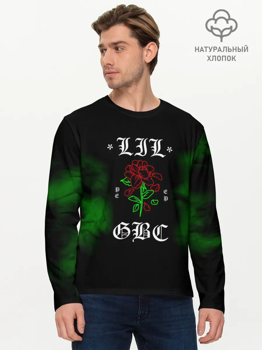Мужской лонгслив базовый / Lil Peep (P007_P004ooo1787201, P004ooo1787201)