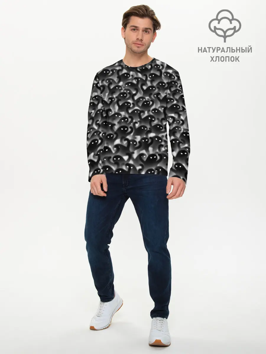 Мужской лонгслив базовый / ЪУЪ съуки (P007_P004ooo1787445, P004ooo1787445)