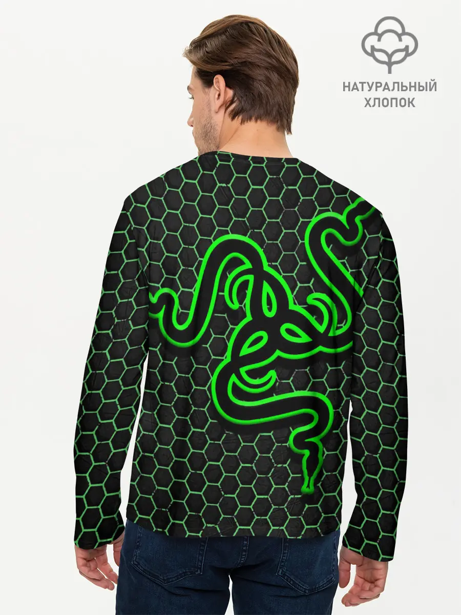 Мужской лонгслив базовый / RAZER (P007_P004ooo1789427, P004ooo1789427)