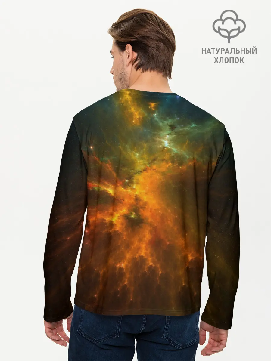 Мужской лонгслив базовый / Cosmos (P007_P004ooo1788577, P004ooo1788577)