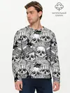 Мужской лонгслив базовый / Human skulls (P007_P004ooo1788689, P004ooo1788689)