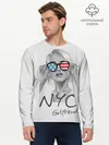 Мужской лонгслив базовый / NYC girlfriend (P007_P004ooo1788737, P004ooo1788737)