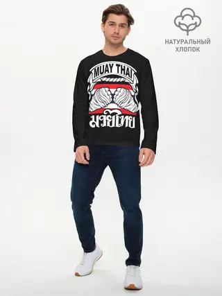 Мужской лонгслив базовый / Muay Thai