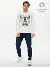 Мужской лонгслив базовый / Английский бульдог (P007_P004ooo1791397, P004ooo1791397)