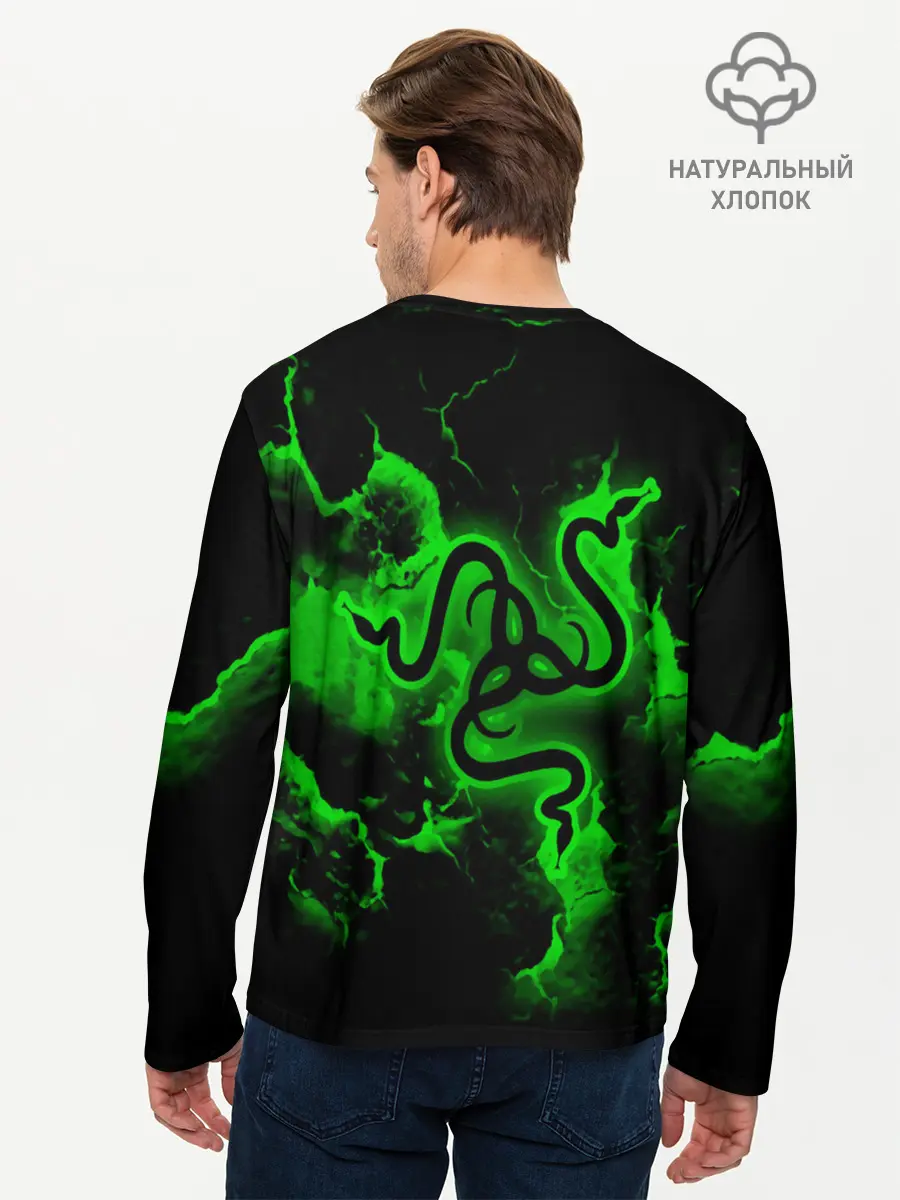 Мужской лонгслив базовый / RAZER (P007_P004ooo1791289, P004ooo1791289)