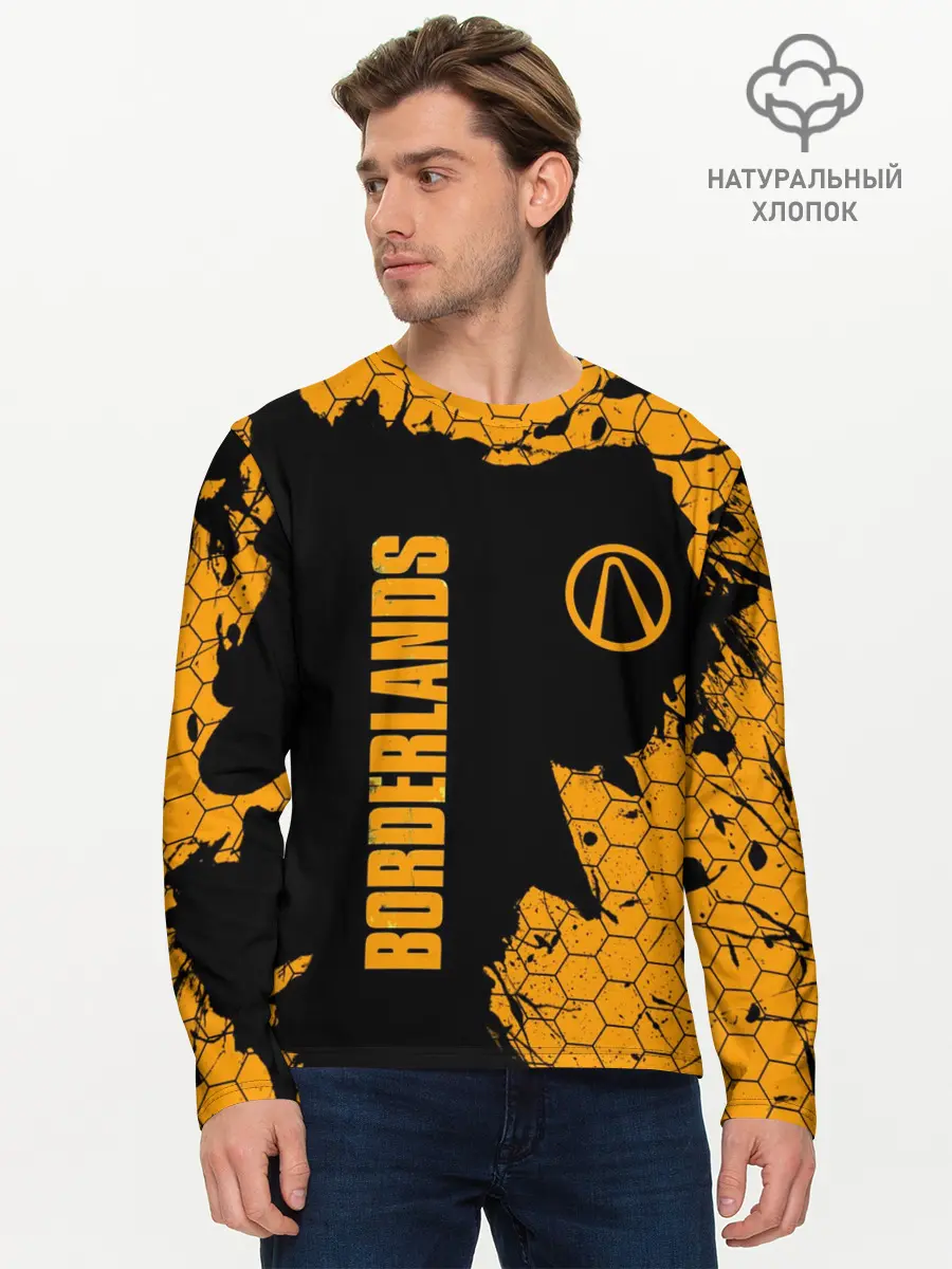 Мужской лонгслив базовый / BORDERLANDS (P007_P004ooo1794051, P004ooo1794051)
