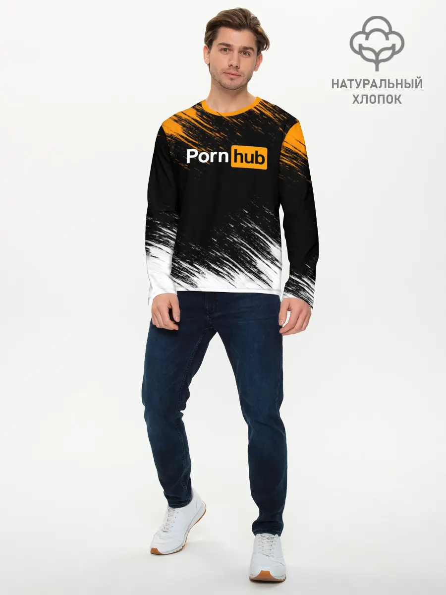 Мужской лонгслив базовый / Порно (P007_P004ooo1793065, P004ooo1793065)