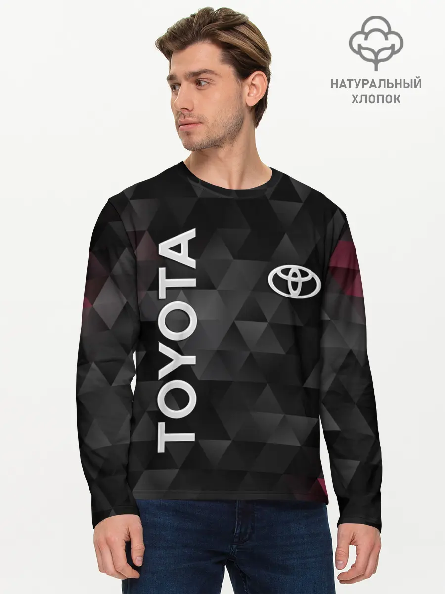 Мужской лонгслив базовый / Toyota (P007_P004ooo1795557, P004ooo1795557)