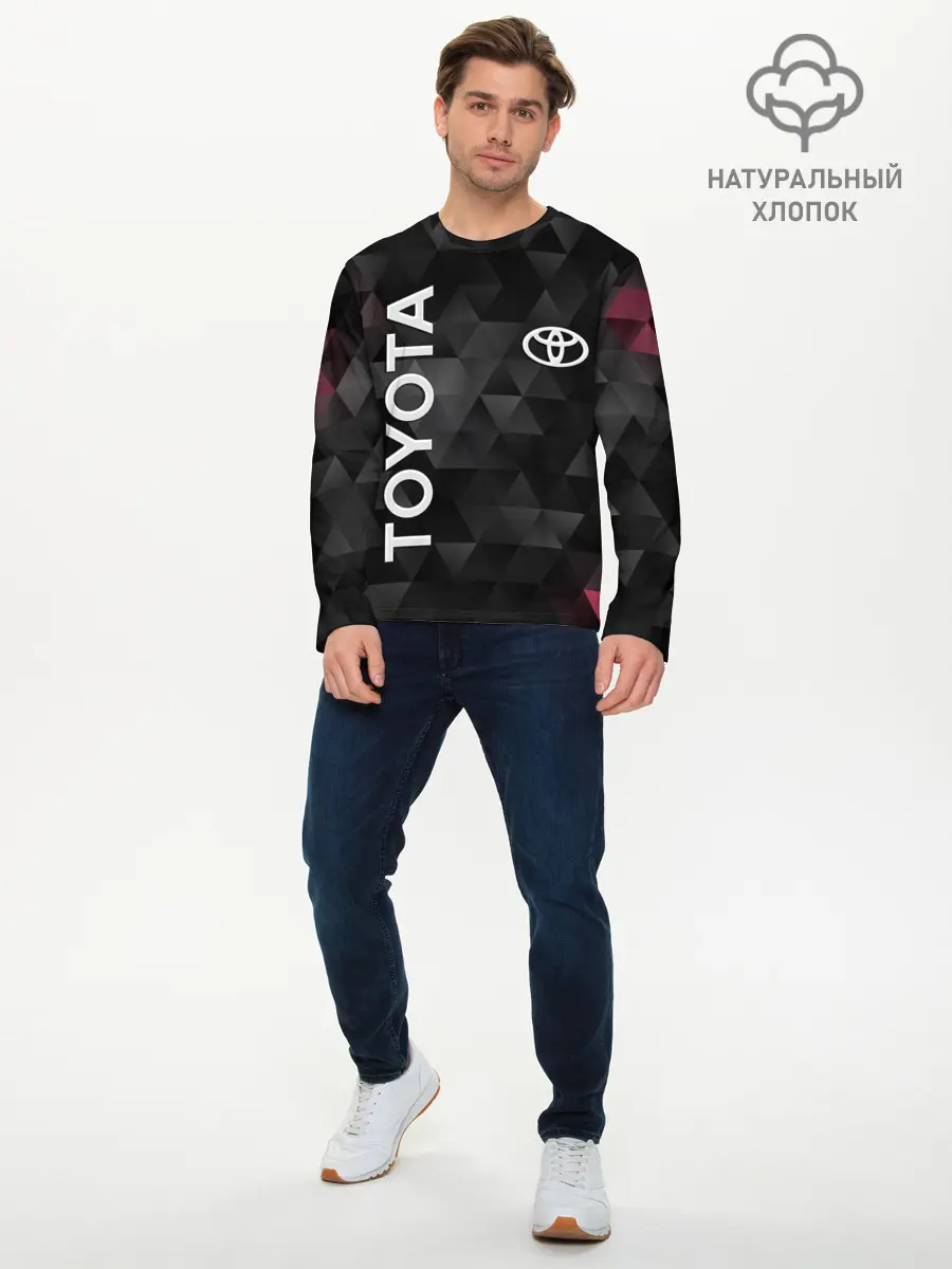 Мужской лонгслив базовый / Toyota (P007_P004ooo1795557, P004ooo1795557)