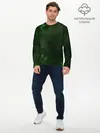Мужской лонгслив базовый / ЗЕЛЕНАЯ БРОНЯ / GREEN STEEL (P007_P004ooo1795839, P004ooo1795839)