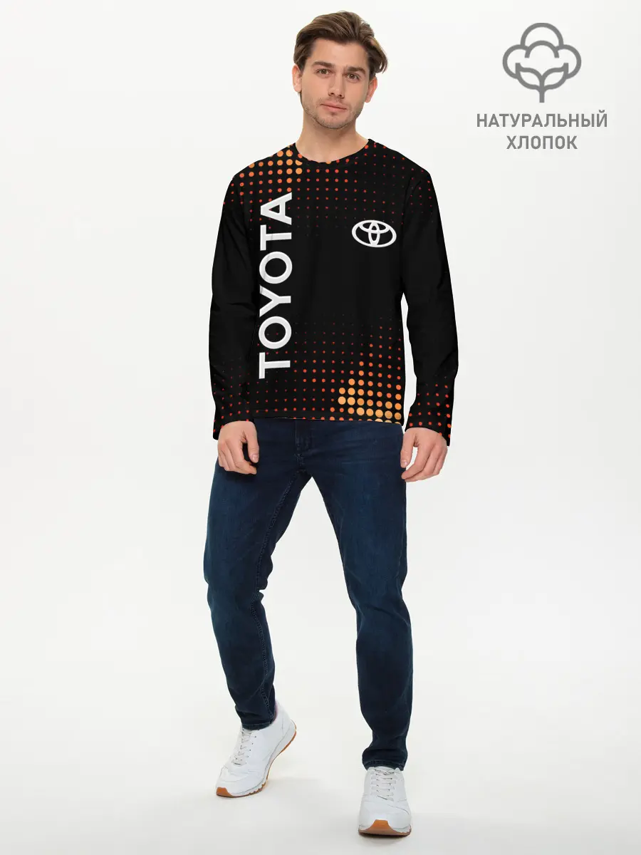 Мужской лонгслив базовый / Toyota (P007_P004ooo1795555, P004ooo1795555)