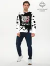 Мужской лонгслив базовый / Ну что, страшно? (P007_P004ooo1796323, P004ooo1796323)