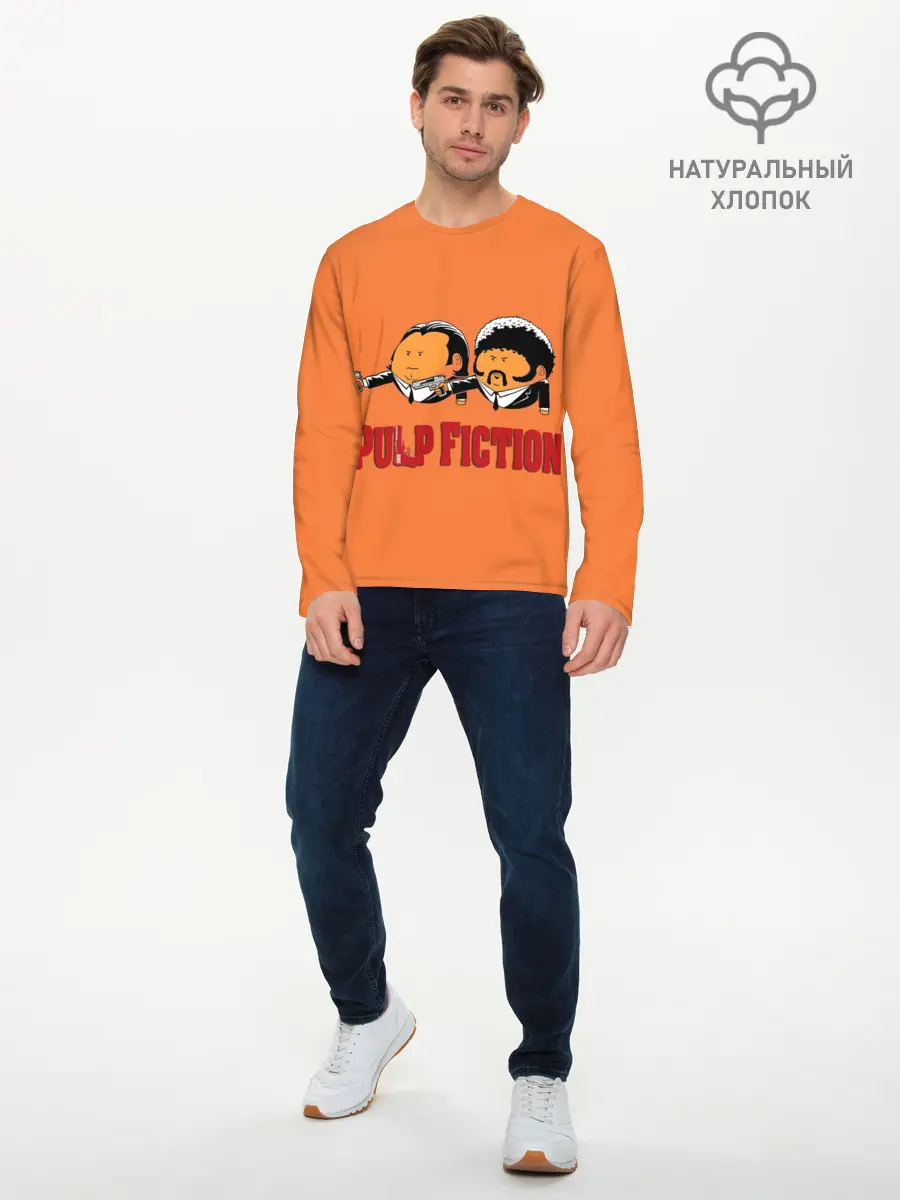Мужской лонгслив базовый / Pulp Fiction - Art 2 (P007_P004ooo1795281, P004ooo1795281)