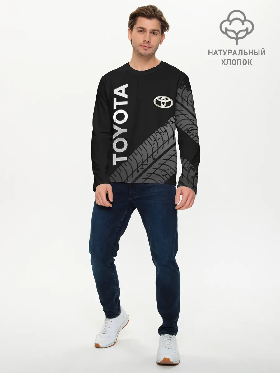Мужской лонгслив базовый / Toyota (P007_P004ooo1795547, P004ooo1795547)