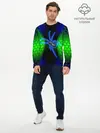 Мужской лонгслив базовый / Паук на ночной охоте (P007_P004ooo1798277, P004ooo1798277)