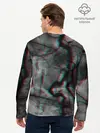 Мужской лонгслив базовый / МОЛНИИ GLITCH (P007_P004ooo1798619, P004ooo1798619)