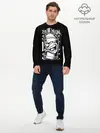Мужской лонгслив базовый / Баллон граффити (P007_P004ooo1800413, P004ooo1800413)