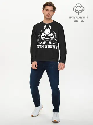 Мужской лонгслив базовый / GYM BUNNY