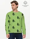 Мужской лонгслив базовый / Saitama Style (P007_P004ooo1799825, P004ooo1799825)