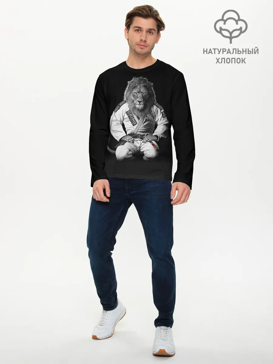 Мужской лонгслив базовый / Judo (P007_P004ooo1802657, P004ooo1802657)
