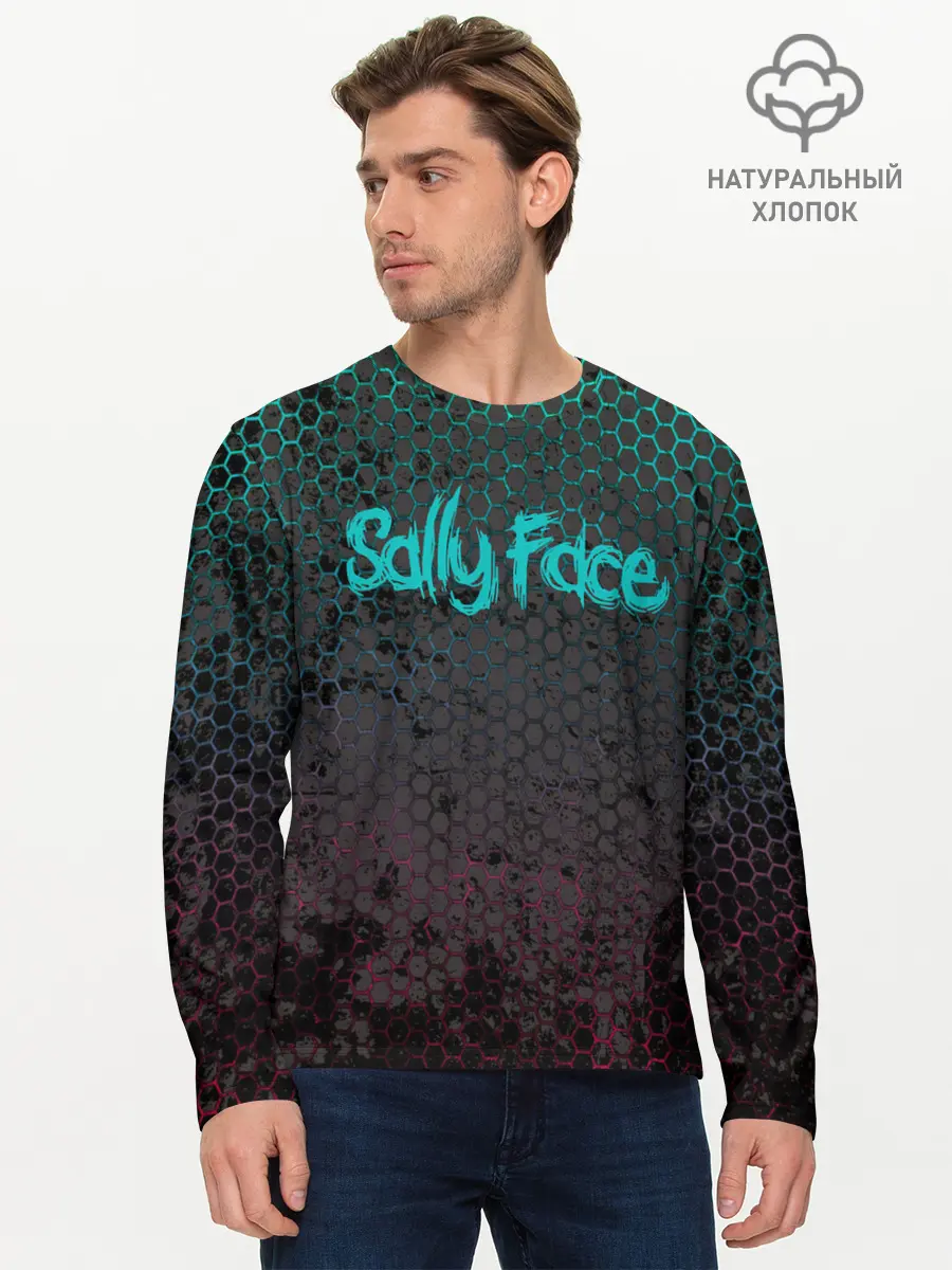 Мужской лонгслив базовый / SALLY FACE. (P007_P004ooo1801931, P004ooo1801931)
