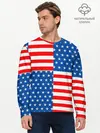 Мужской лонгслив базовый / США (P007_P004ooo1803187, P004ooo1803187)