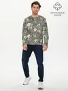 Мужской лонгслив базовый / ЪУЪ КАМУФЛЯЖ. (P007_P004ooo1803303, P004ooo1803303)