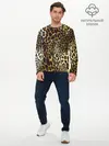 Мужской лонгслив базовый / Шкура леопарда (P007_P004ooo1803775, P004ooo1803775)