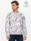 Мужской лонгслив базовый / Фламинго (P007_P004ooo1803907, P004ooo1803907)