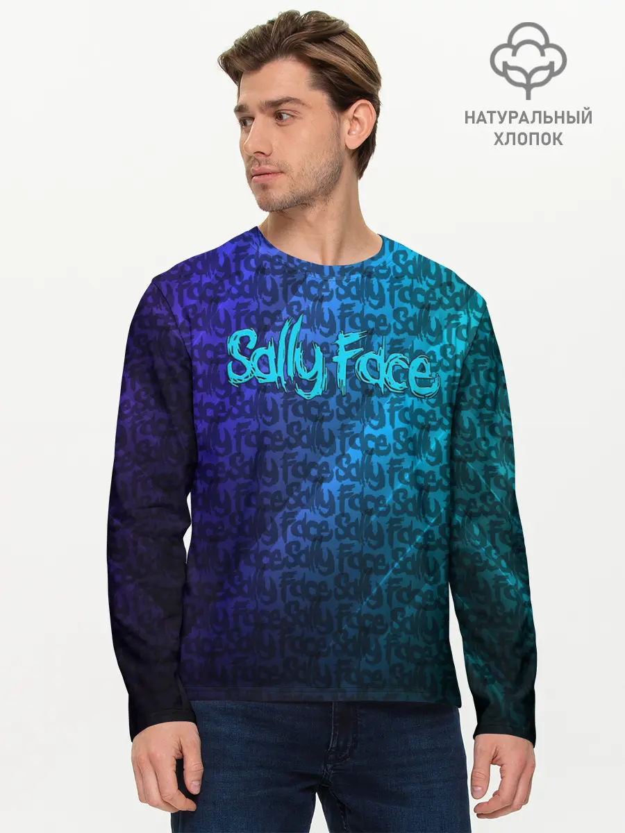 Мужской лонгслив базовый / Sally Face (P007_P004ooo1804813, P004ooo1804813)