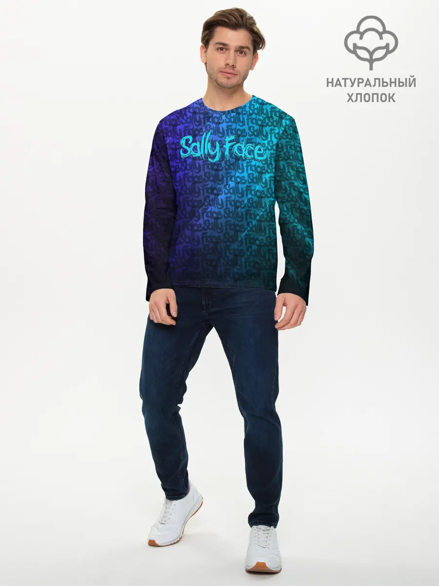 Мужской лонгслив базовый / Sally Face (P007_P004ooo1804813, P004ooo1804813)