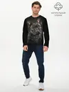 Мужской лонгслив базовый / Французский бульдог (P007_P004ooo1804925, P004ooo1804925)