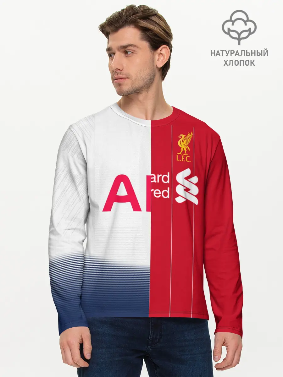 Мужской лонгслив базовый / Liverpool vs Tottenham (P007_P004ooo1804501, P004ooo1804501)