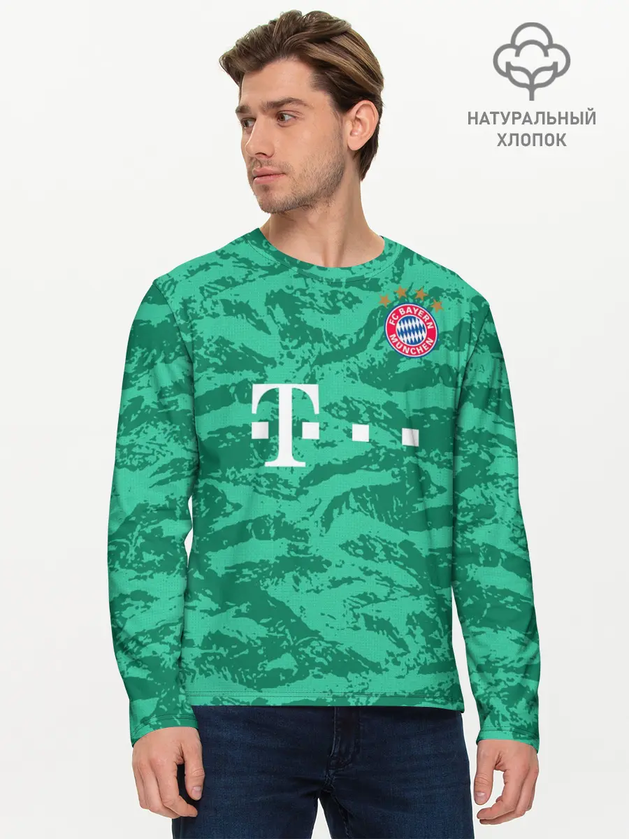 Мужской лонгслив базовый / Neuer gk 19-20 (P007_P004ooo1804271, P004ooo1804271)