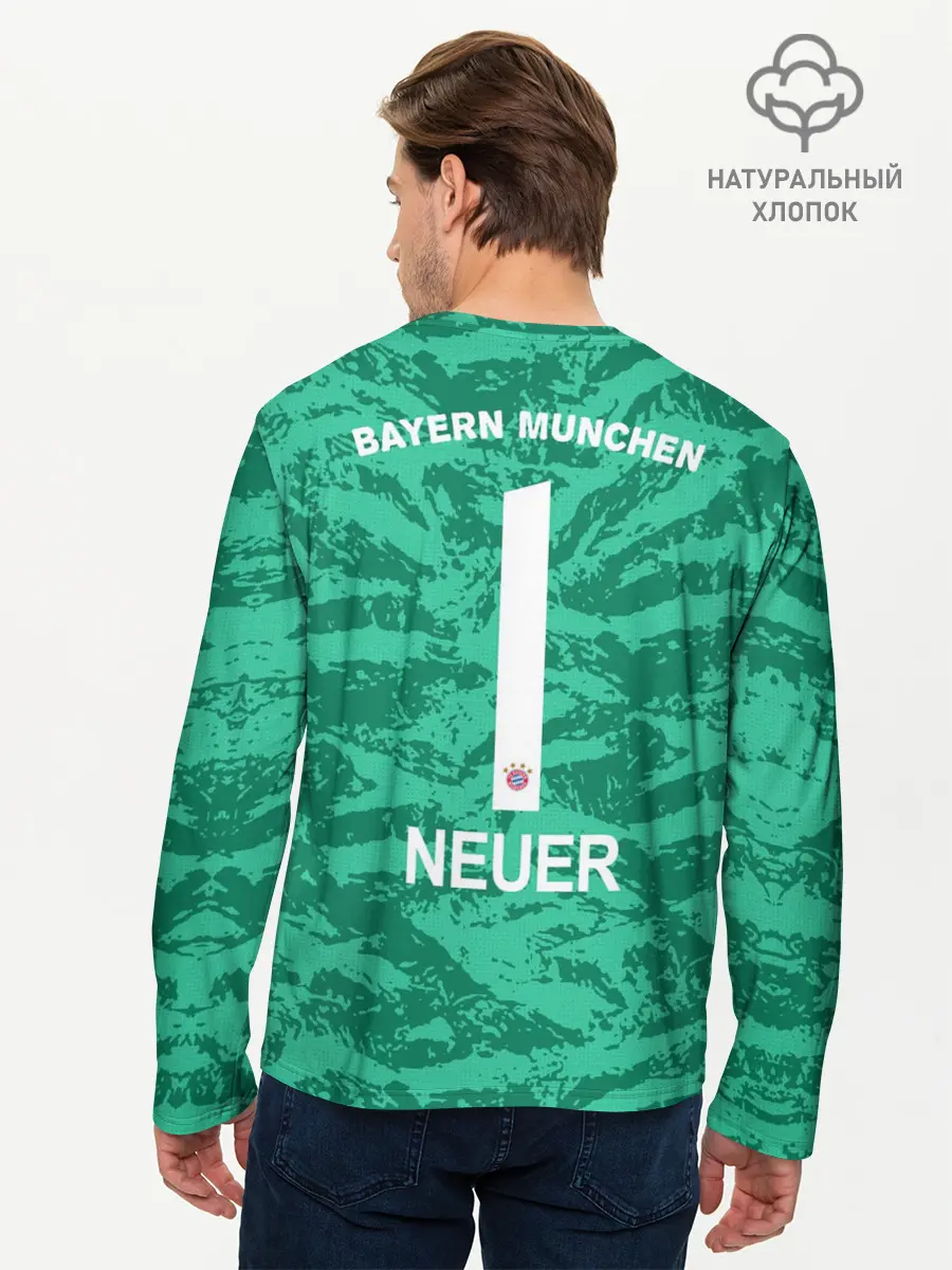 Мужской лонгслив базовый / Neuer gk 19-20 (P007_P004ooo1804271, P004ooo1804271)