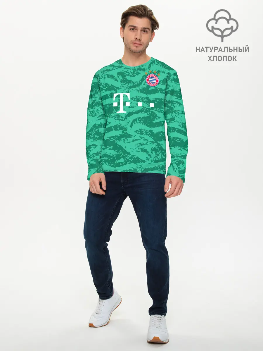 Мужской лонгслив базовый / Neuer gk 19-20 (P007_P004ooo1804271, P004ooo1804271)