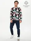 Мужской лонгслив базовый / Лягушки в очках (P007_P004ooo1805975, P004ooo1805975)