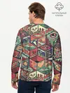 Мужской лонгслив базовый / Психоделика (P007_P004ooo1805305, P004ooo1805305)