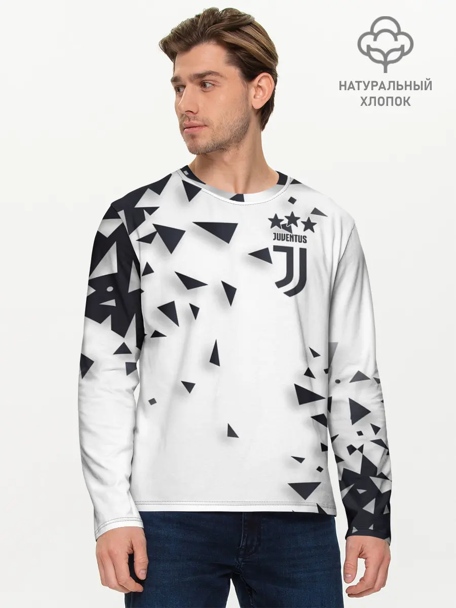 Мужской лонгслив базовый / Juventus (P007_P004ooo1807535, P004ooo1807535)