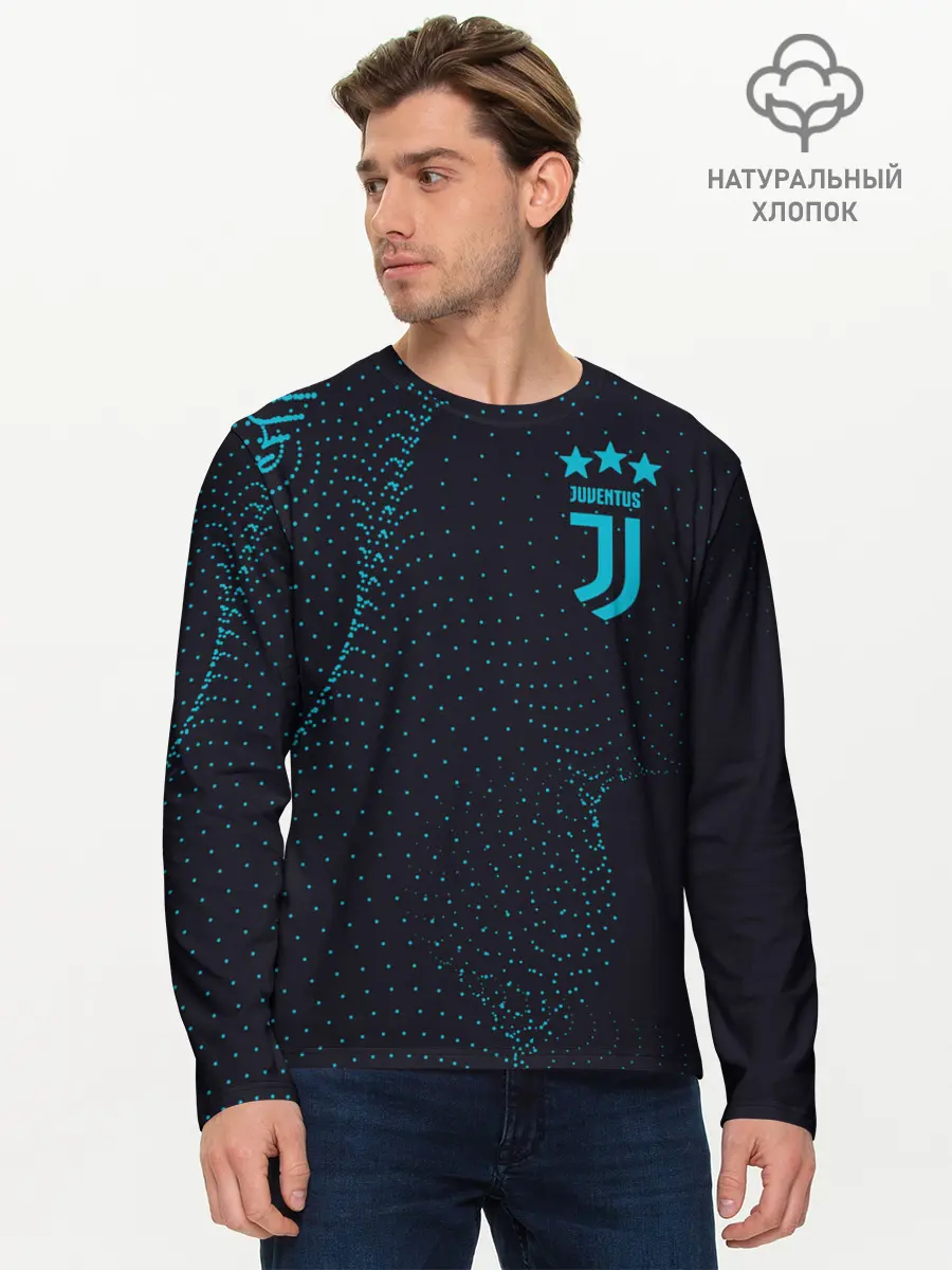 Мужской лонгслив базовый / Juventus (P007_P004ooo1807537, P004ooo1807537)