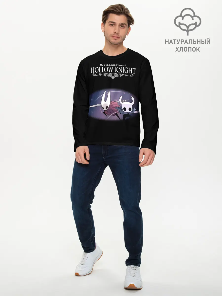 Мужской лонгслив базовый / Hollow Knight. (P007_P004ooo1808595, P004ooo1808595)