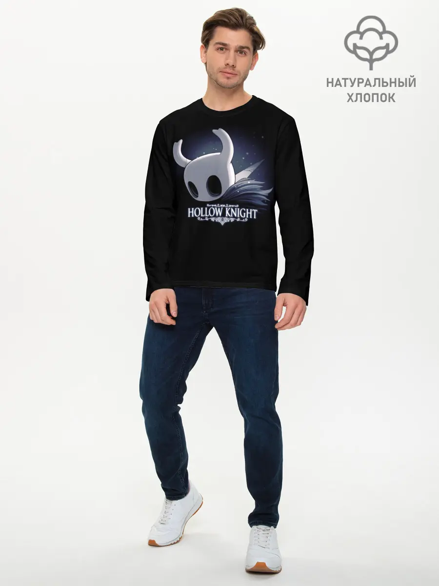 Мужской лонгслив базовый / Hollow Knight 19 (P007_P004ooo1808525, P004ooo1808525)