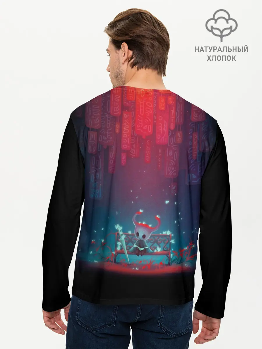 Мужской лонгслив базовый / hollow knight (P007_P004ooo1808801, P004ooo1808801)