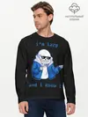 Мужской лонгслив базовый / Undertale (P007_P004ooo1807677, P004ooo1807677)